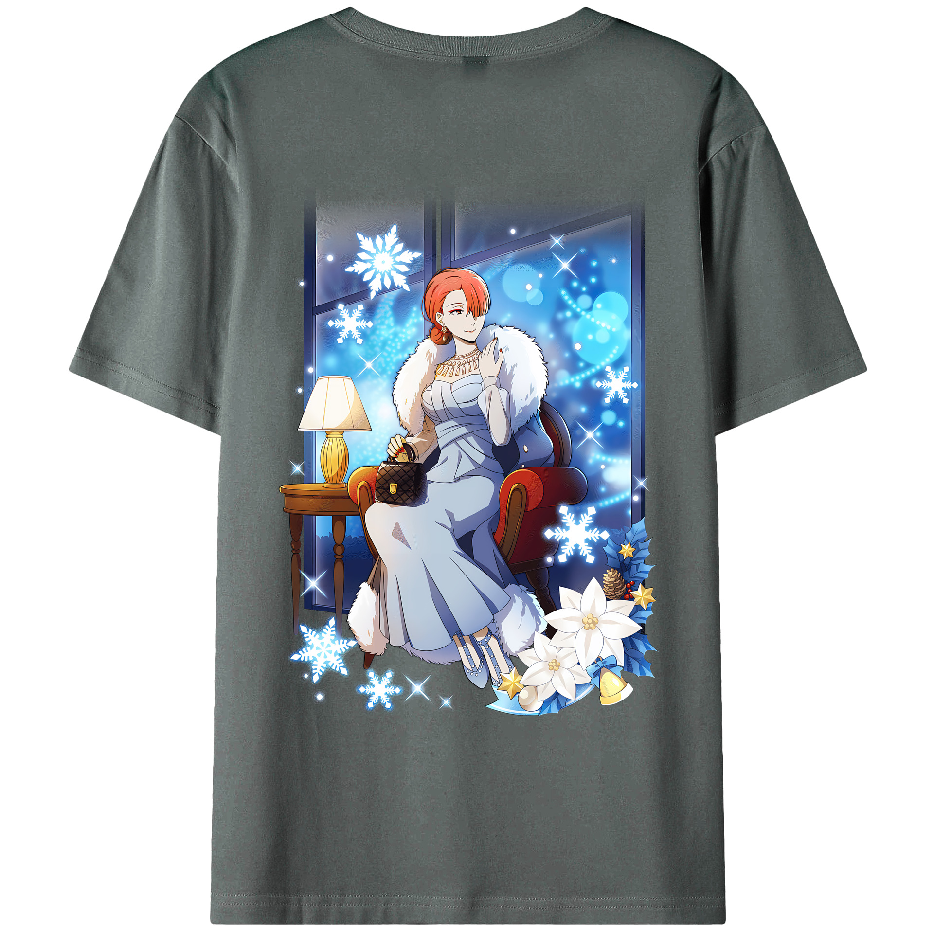 （画像用） 文豪ストレイドッグス Bungo Stray Dogs 綿100％半袖Tシャツ（背面プリント）